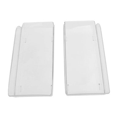 Set of Two Stackable Fridge Storage Trays