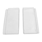 Set of Two Stackable Fridge Storage Trays