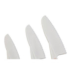 Set of 3 Dessert Or Salad Knives in Pastel Pink