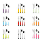 16 Piece Red Cutlery Set