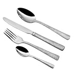 Hammered 24 Piece Cutlery Set