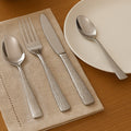 Hammered 24 Piece Cutlery Set