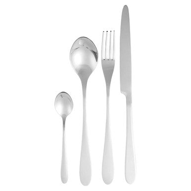 16 Piece Rounded Handle Cutlery Set