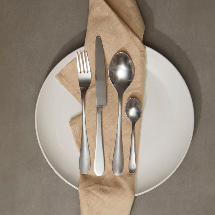 16 Piece Rounded Handle Cutlery Set