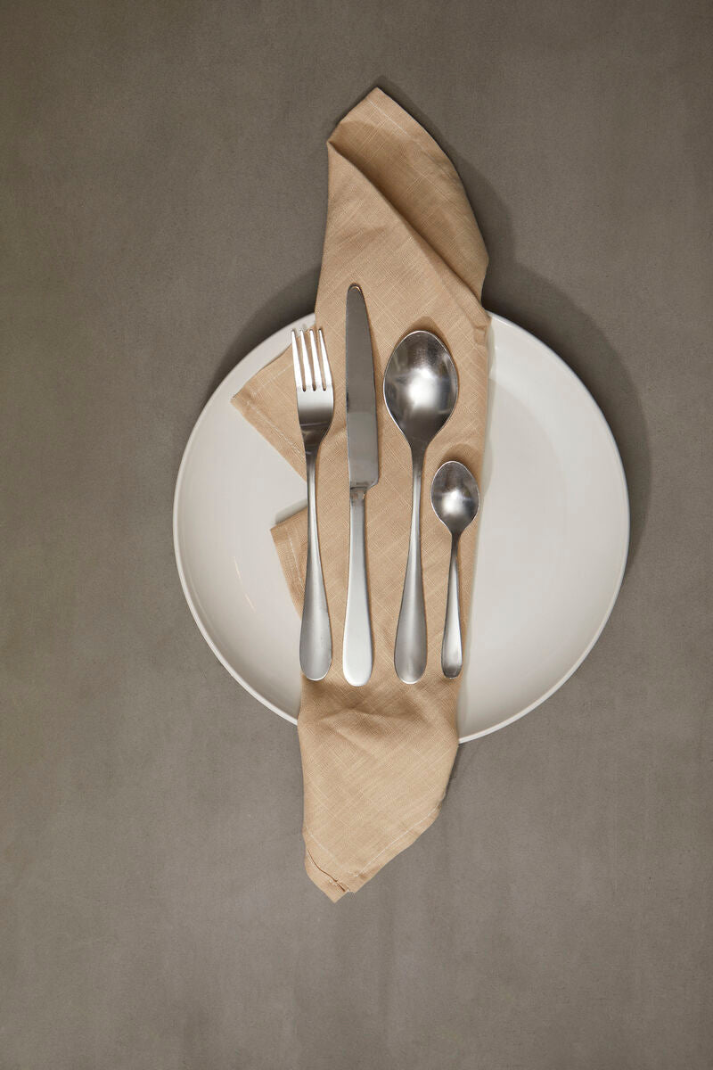 16 Piece Rounded Handle Cutlery Set