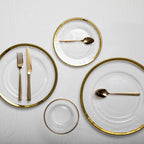 Glow 16 Piece Gold Cutlery Set