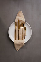 Glow 16 Piece Gold Cutlery Set