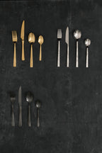 Glow 16 Piece Gold Cutlery Set