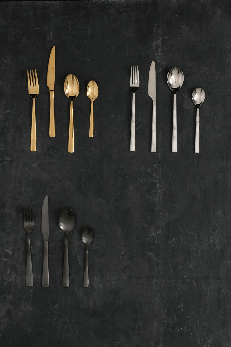 Glow 16 Piece Gold Cutlery Set