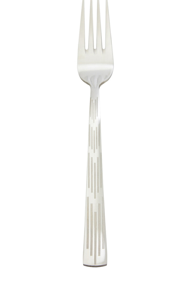 16 Piece Etched Deco Cutlery Set