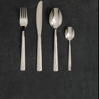 16 Piece Etched Deco Cutlery Set