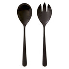 Matt Black 2 Piece Salad Servers