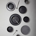 16 Piece Matte Silver Cutlery Set