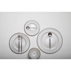 16 Piece Matte Silver Cutlery Set