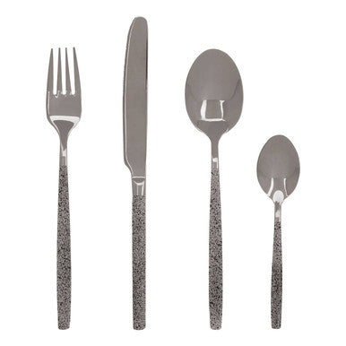 16 Piece Granite Pattern Cutlery Set