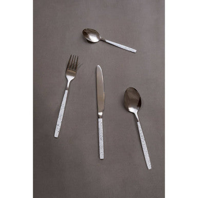 16 Piece Granite Pattern Cutlery Set