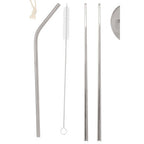 6 Piece Silver Travel Cutlery Set with Case