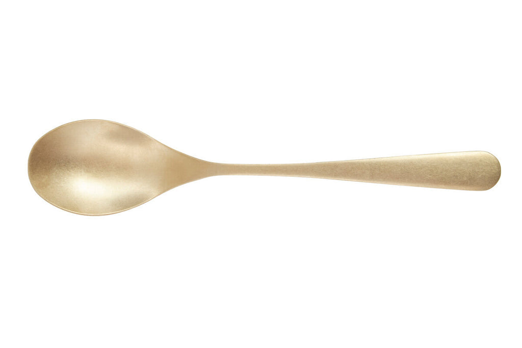16 Piece Antique Gold Finish Cutlery Set