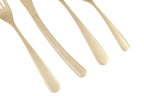 16 Piece Antique Gold Finish Cutlery Set
