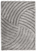 Dallas Silver Grey Shaggy Rug 160X230 cm