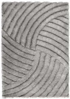 Dallas Silver Grey Shaggy Rug 160X230 cm