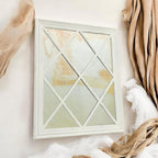 80 x 100cm White Wall Mirror