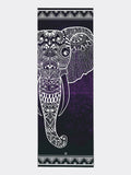 Yoga Studio Designed Yoga Mat Grip Dot Towels Purple Elephant Towel