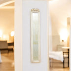 13 x 109cm Antique White Mirror