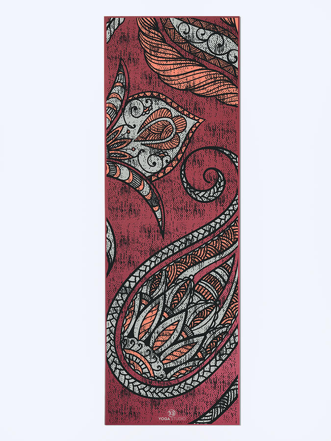 Designed Reversible Sticky Yoga Mat 6mm