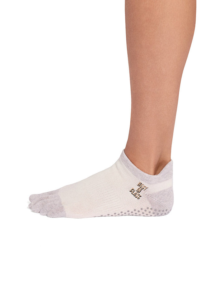 ToeSox Low Rise Full Toe Women's Yoga Grip Socks