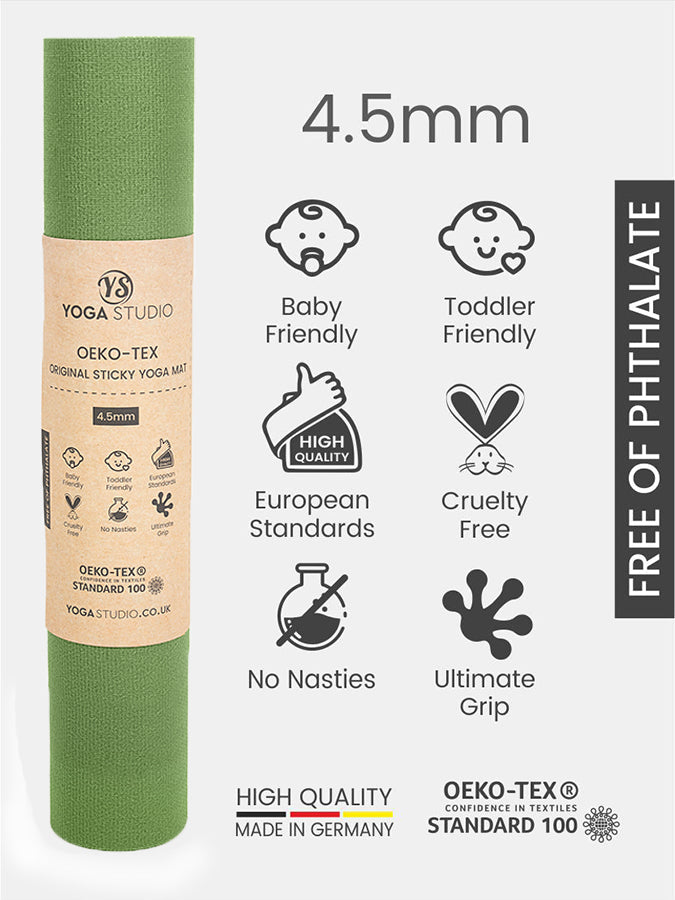 Oeko-Tex Sticky Yoga Mat 4.5mm