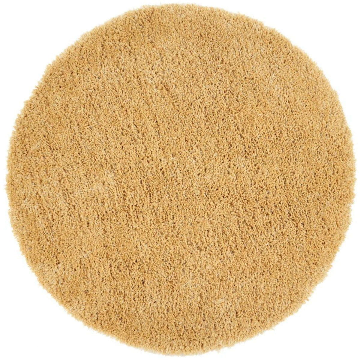 Chicago Ochre Shaggy Rug Ø 133 cm