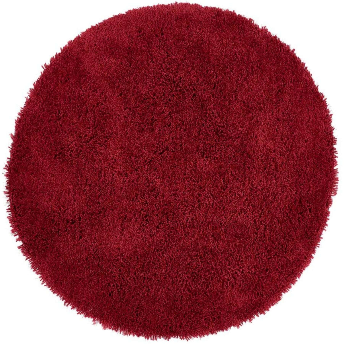 Chicago Red Shaggy Rug Ø 133 cm