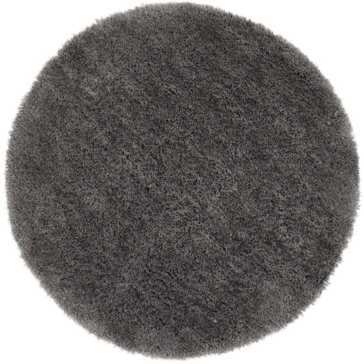 Chicago Grey Shaggy Rug Ø 133 cm