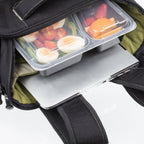 2-Compartment Reusable Containers with Airtight Lids 887ml
