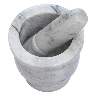White Marble Large Mortar and Pestle
