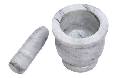 White Marble Large Mortar and Pestle