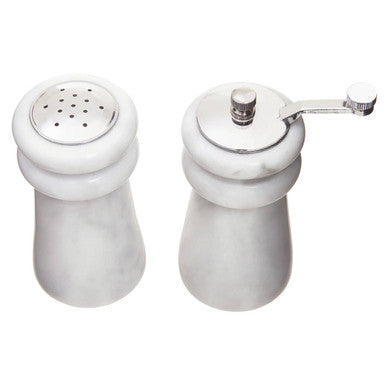 White Marble Salt & Pepper Set