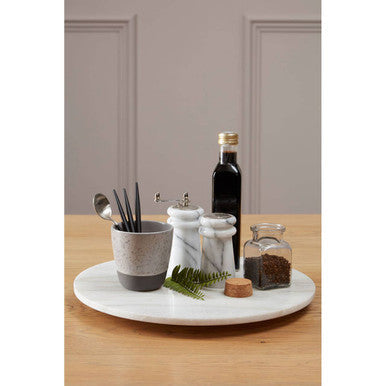 White Marble Salt & Pepper Set