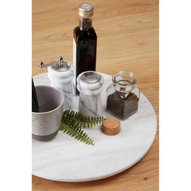 White Marble Salt & Pepper Set