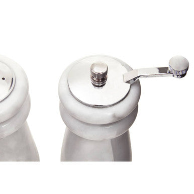 White Marble Salt & Pepper Set