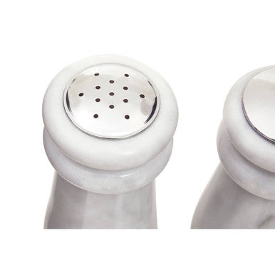 White Marble Salt & Pepper Set