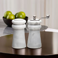 White Marble Salt & Pepper Set
