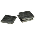 Set of 4 Grey Marble Square Coasters