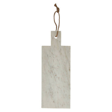 Small White Marble Chopping and Serving Board