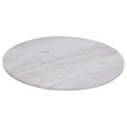 Round White Marble Lazy Susan