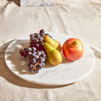 Round White Marble Lazy Susan