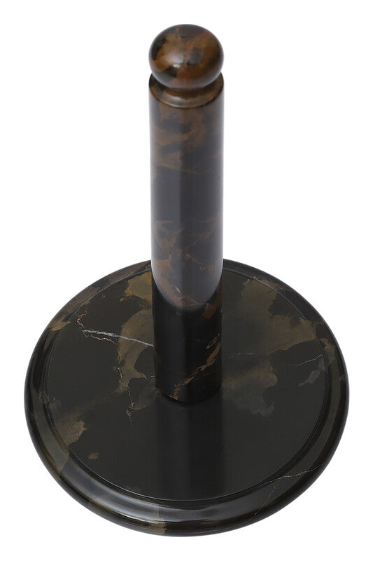 Black and Gold Marble Kitchen Roll Holder
