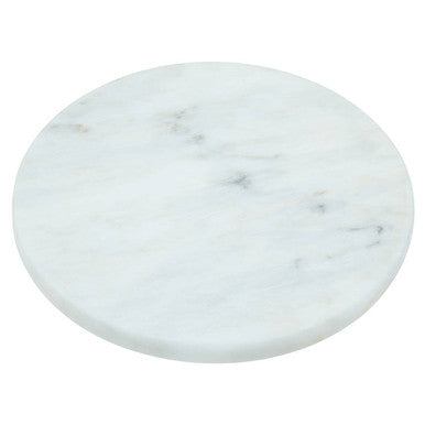 White Marble Round Chopping and Serving Board