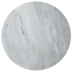 White Marble Round Chopping and Serving Board